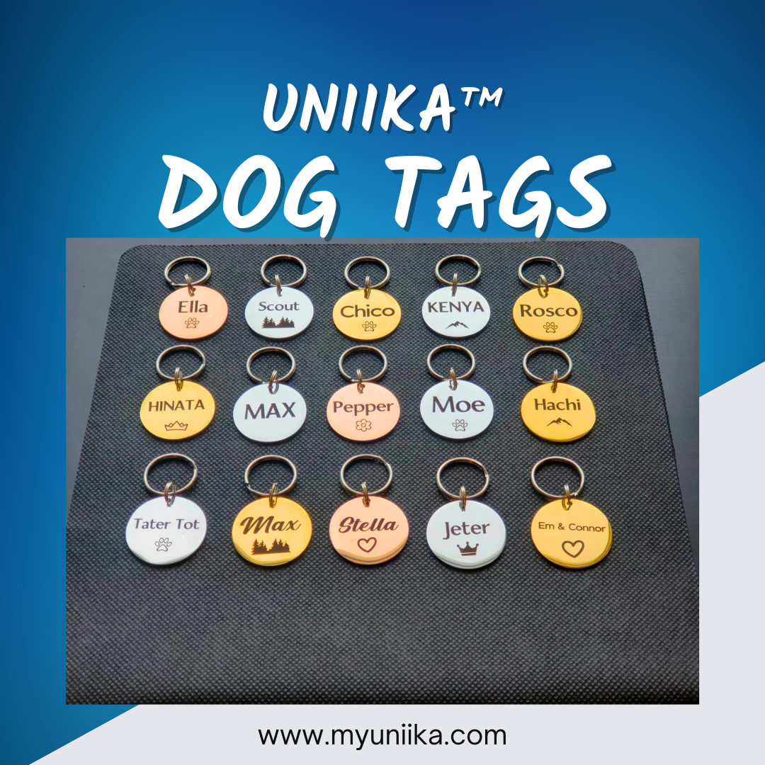 Personalized Stainless Steel Dog Tag Necklace || Custom Engraved Stainless Steel Dog Tag Pendant ||Fashionable Stainless Steel Dog Tag Pendant with Engraving
